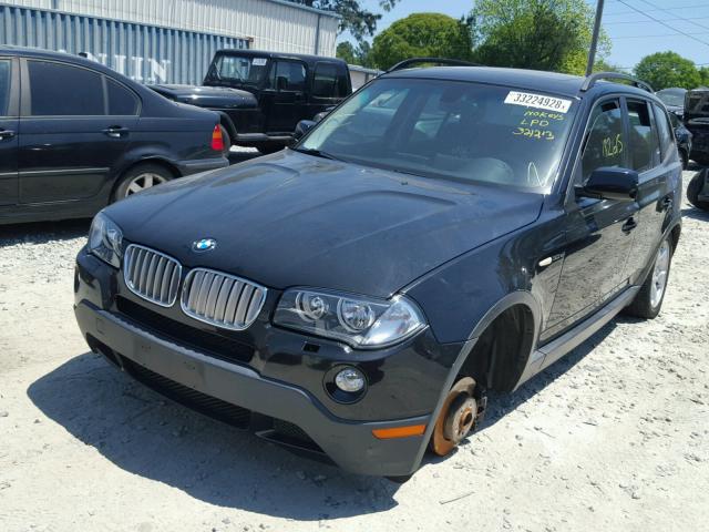 WBXPC93467WF08902 - 2007 BMW X3 3.0SI BLACK photo 2