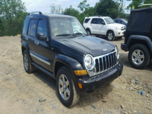 1J4GK58K85W706952 - 2005 JEEP LIBERTY LI BLACK photo 1