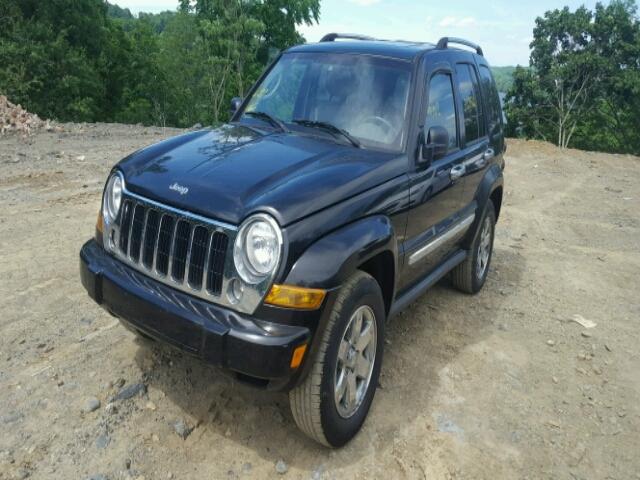 1J4GK58K85W706952 - 2005 JEEP LIBERTY LI BLACK photo 2