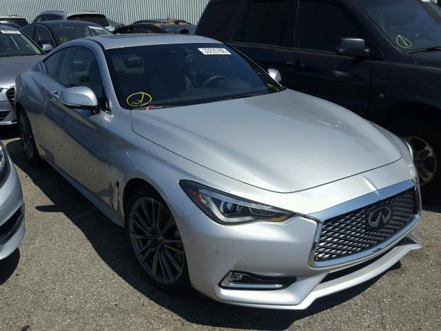 JN1EV7EK5HM362536 - 2017 INFINITI Q60 PREMIU SILVER photo 1