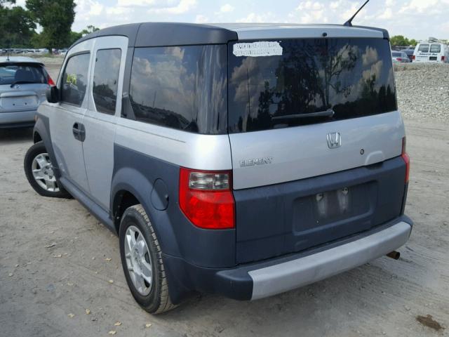 5J6YH18328L010193 - 2008 HONDA ELEMENT LX SILVER photo 3