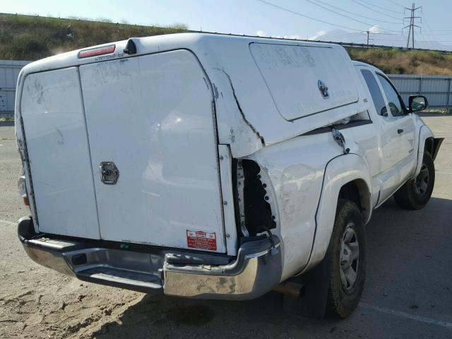 5TFTX4GN0DX023602 - 2013 TOYOTA TACOMA PRE WHITE photo 4