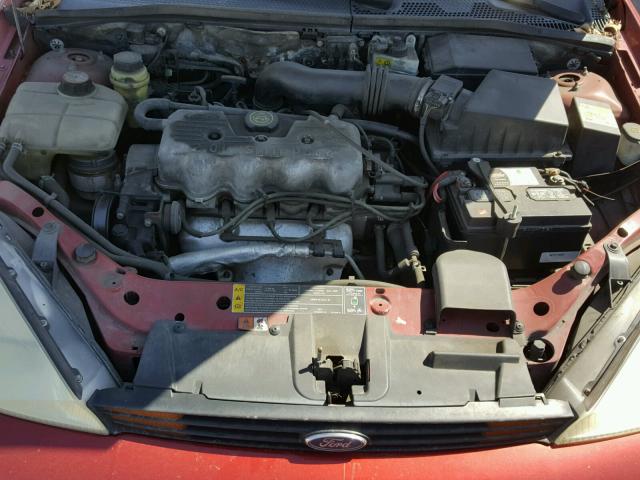 1FAFP33P7YW415475 - 2000 FORD FOCUS LX RED photo 7