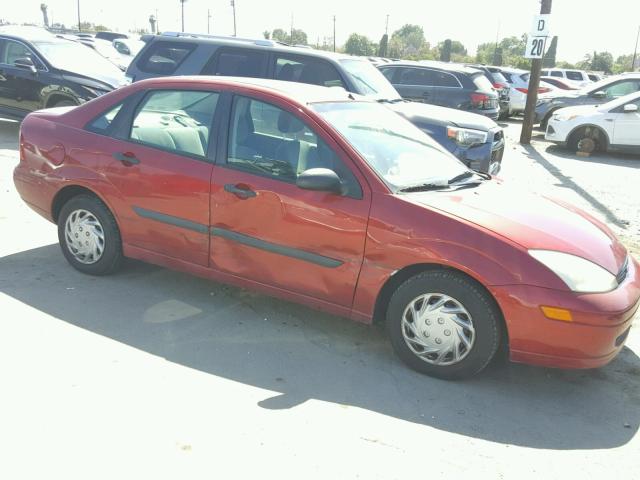 1FAFP33P7YW415475 - 2000 FORD FOCUS LX RED photo 9