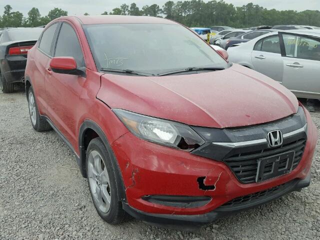 3CZRU5H33GM741932 - 2016 HONDA HR-V LX RED photo 1