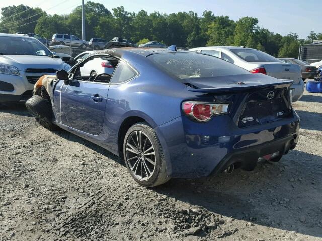 N0V1N33226806 - 2015 TOYOTA SCION FR-S ლურჯი ფოტო 3