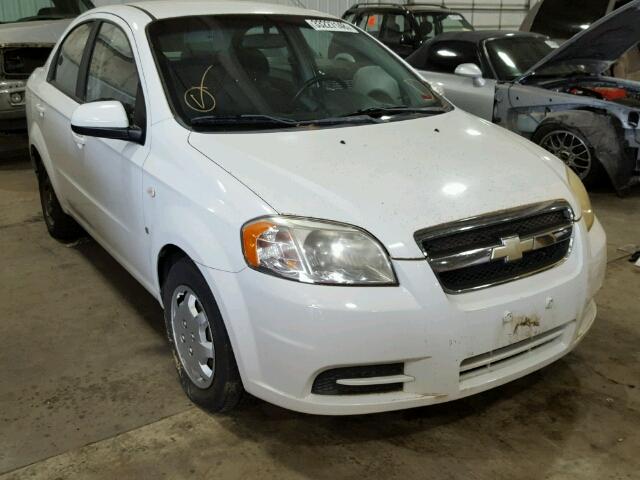 KL1TD56607B043687 - 2007 CHEVROLET AVEO BASE Ağ foto 1