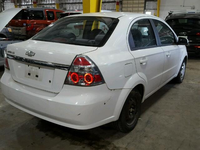KL1TD56607B043687 - 2007 CHEVROLET AVEO BASE Ağ foto 4