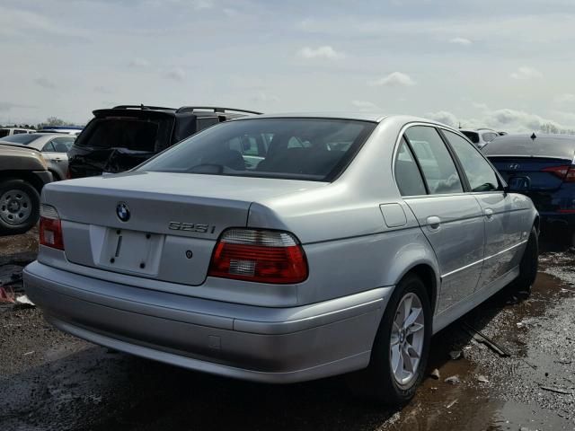 WBADT43443G030917 - 2003 BMW 525 I AUTO SILVER photo 4