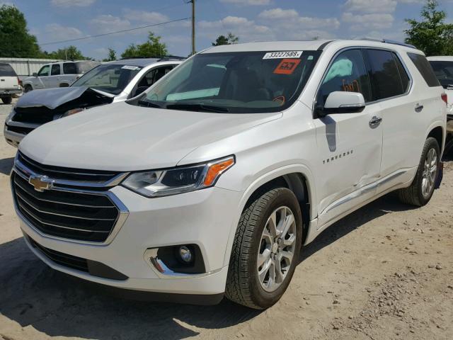 1GNERKKW9JJ124439 - 2018 CHEVROLET TRAVERSE P WHITE photo 2