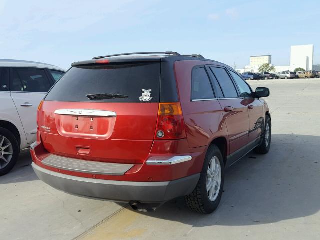 2A4GM684X6R740645 - 2006 CHRYSLER PACIFICA T RED photo 4