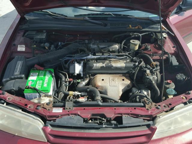 1HGCD722XRA016322 - 1994 HONDA ACCORD DX MAROON photo 7