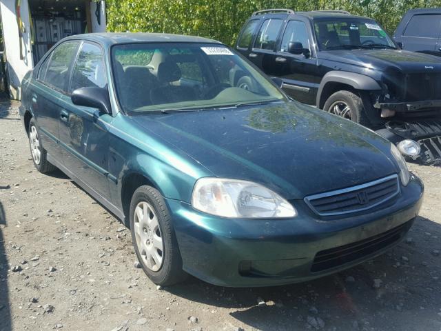 2HGEJ6614YH571828 - 2000 HONDA CIVIC BASE GREEN photo 1