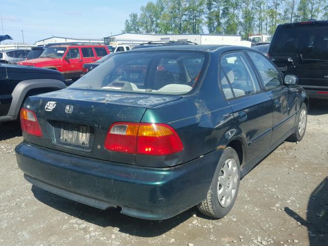 2HGEJ6614YH571828 - 2000 HONDA CIVIC BASE GREEN photo 4