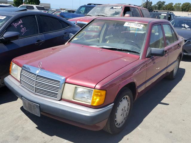 WDBDA29D8LF738919 - 1990 MERCEDES-BENZ 190 E 2.6 GRAY photo 2