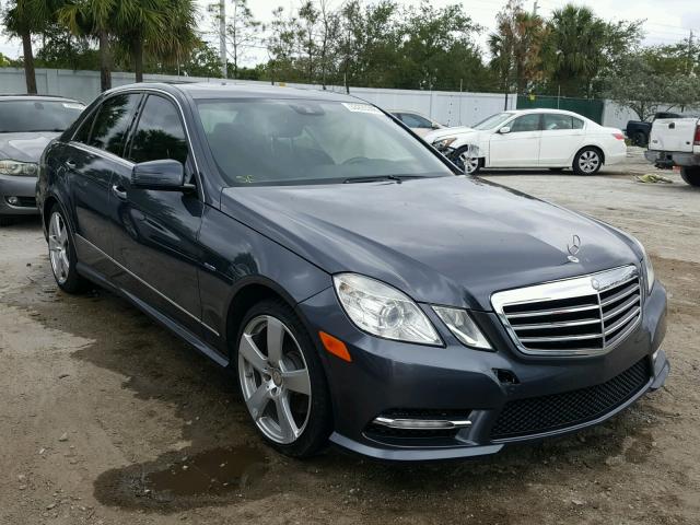 WDDHF8JB8CA629400 - 2012 MERCEDES-BENZ E 350 4MAT GRAY photo 1