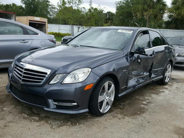 WDDHF8JB8CA629400 - 2012 MERCEDES-BENZ E 350 4MAT GRAY photo 2