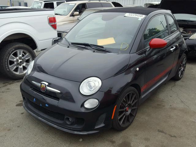 3C3CFFJH4DT744684 - 2013 FIAT 500 ABARTH BLACK photo 2