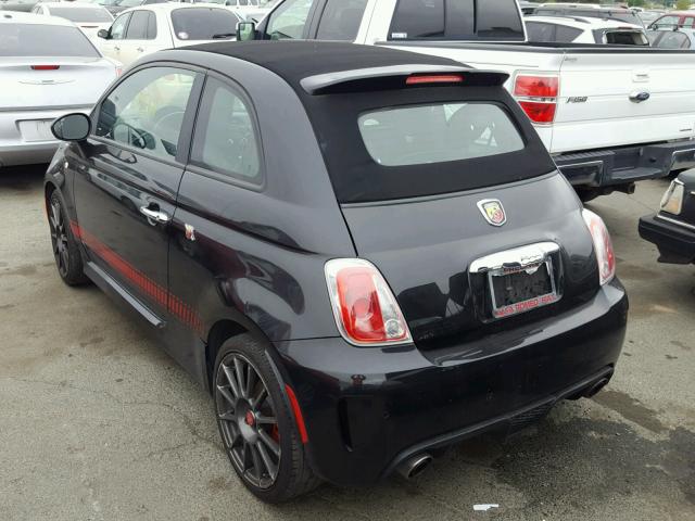 3C3CFFJH4DT744684 - 2013 FIAT 500 ABARTH BLACK photo 3