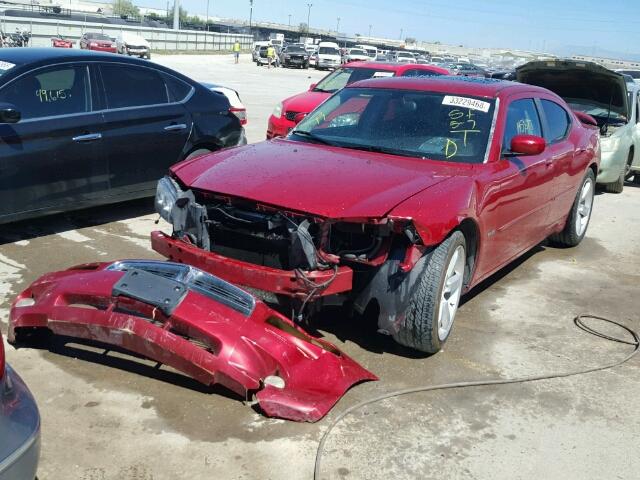 2B3KA53H66H261661 - 2006 DODGE CHARGER R/ RED photo 2