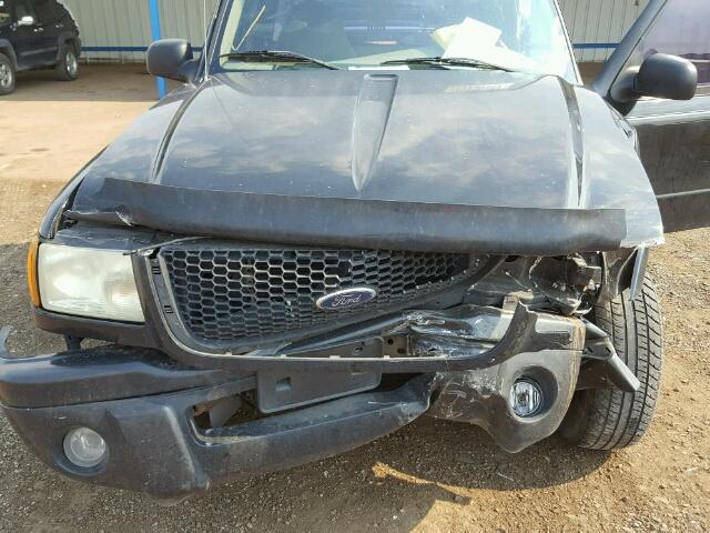 1FTYR14UX2TA43192 - 2002 FORD RANGER BLACK photo 7