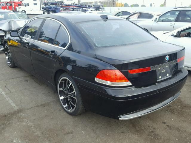 WBAGL63483DP66804 - 2003 BMW 745 I BLACK photo 3