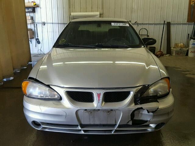1G2NF52E63M502801 - 2003 PONTIAC GRAND AM S Gümüş foto 9