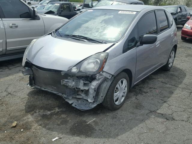 JHMGE8G28AS025867 - 2010 HONDA FIT SILVER photo 2