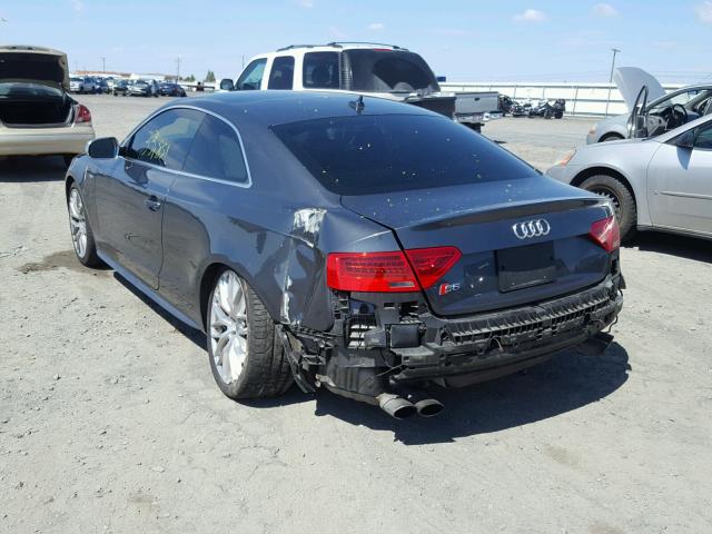 WAUCGAFR7FA019066 - 2015 AUDI S5 PREMIUM GRAY photo 3