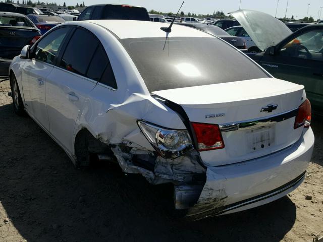 1G1PC5SB5E7303560 - 2014 CHEVROLET CRUZE LT WHITE photo 3