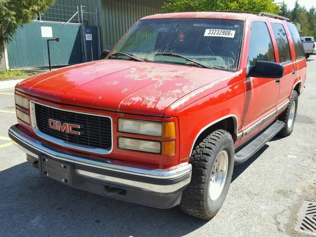 1GKEK13R9XJ715187 - 1999 GMC DENALI RED photo 2