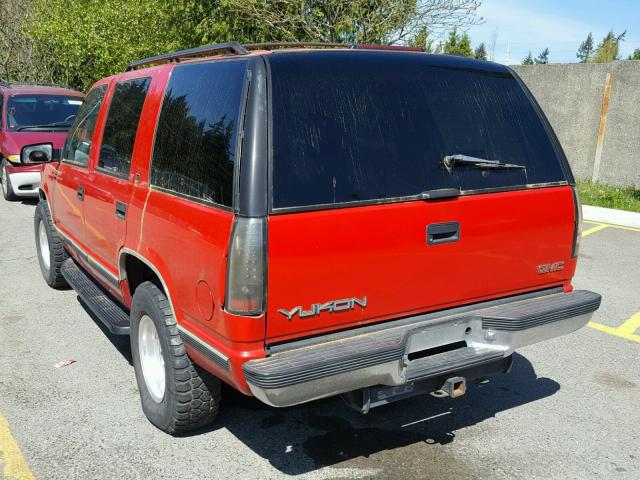 1GKEK13R9XJ715187 - 1999 GMC DENALI RED photo 3