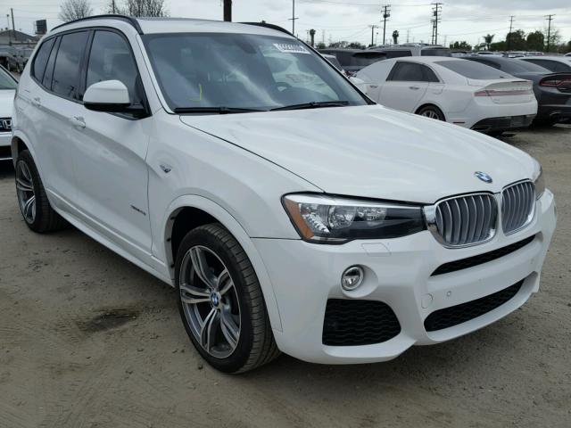 5UXWZ7C30H0V90208 - 2017 BMW X3 SDRIVE2 WHITE photo 1