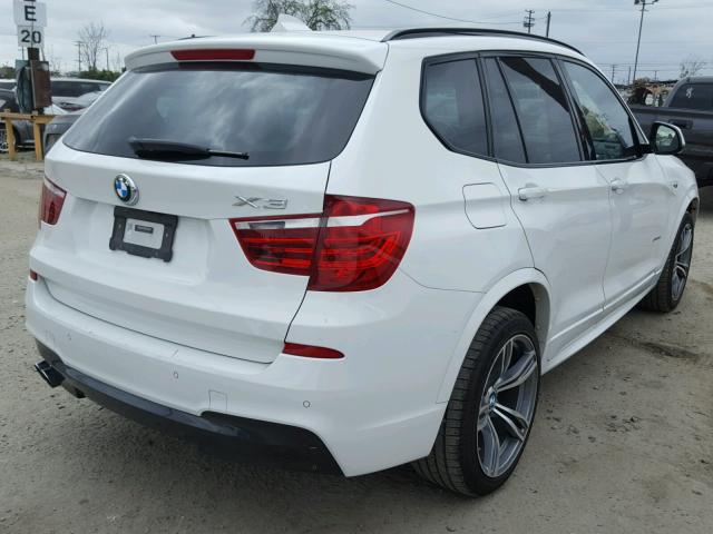 5UXWZ7C30H0V90208 - 2017 BMW X3 SDRIVE2 WHITE photo 4