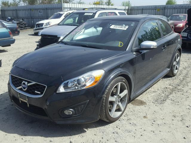 YV1672MK7C2265191 - 2012 VOLVO C30 T5 BLACK photo 2