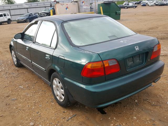 2HGEJ661XYH603293 - 2000 HONDA CIVIC BASE GREEN photo 3