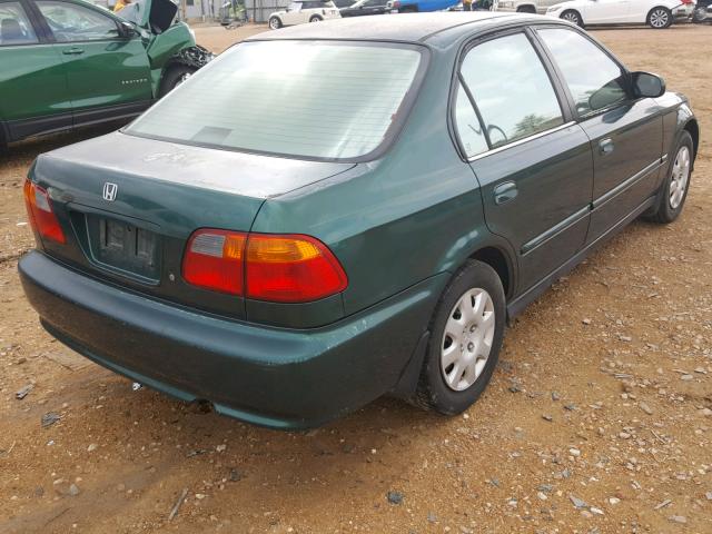 2HGEJ661XYH603293 - 2000 HONDA CIVIC BASE GREEN photo 4