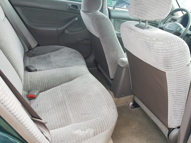 2HGEJ661XYH603293 - 2000 HONDA CIVIC BASE GREEN photo 6