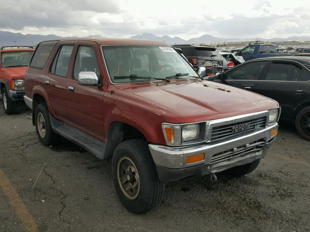 JT3VN39W4L0015920 - 1990 TOYOTA 4RUNNER BURGUNDY photo 1