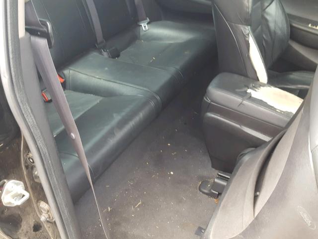 2HGFG12969H513965 - 2009 HONDA CIVIC EXL BLACK photo 6