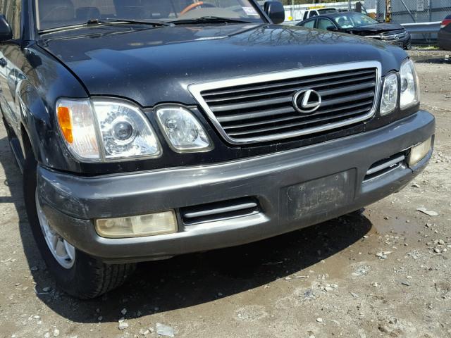 JT6HT00W7Y0082911 - 2000 LEXUS LX 470 BLACK photo 9