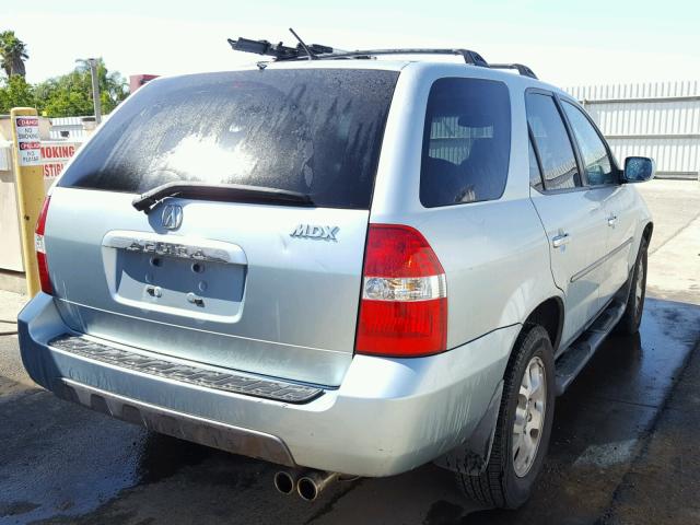 2HNYD18802H526323 - 2002 ACURA MDX TOURIN TURQUOISE photo 4