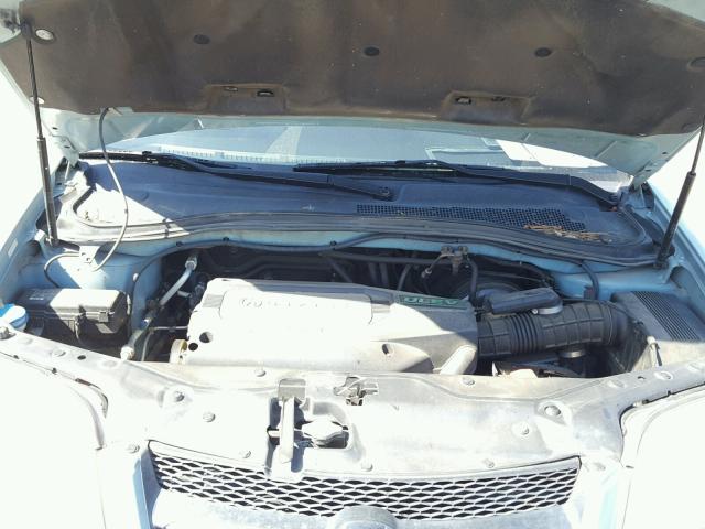 2HNYD18802H526323 - 2002 ACURA MDX TOURIN TURQUOISE photo 7