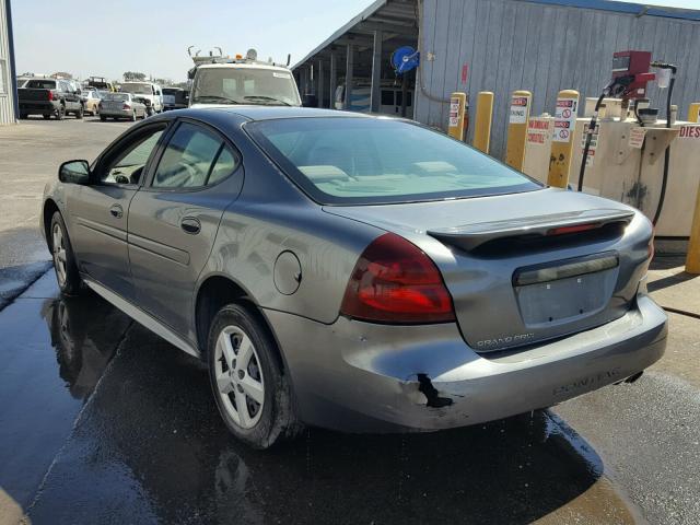 2G2WP522751304993 - 2005 PONTIAC GRAND PRIX GRAY photo 3