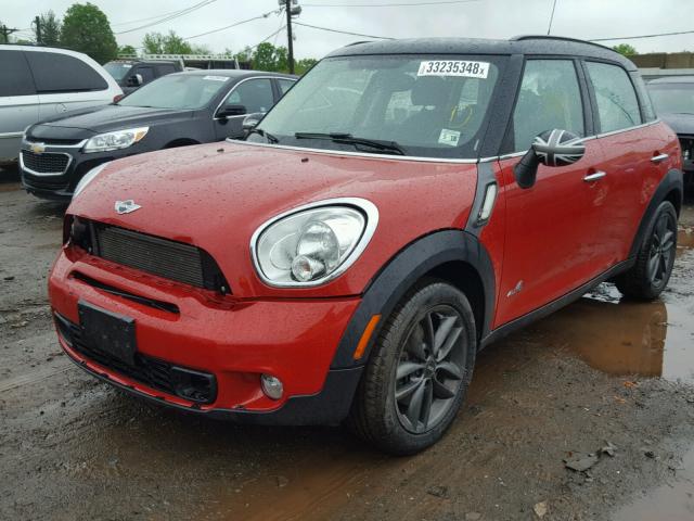 WMWZC5C55DWM15754 - 2013 MINI COOPER S C RED photo 2