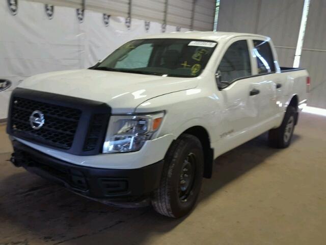 1N6AA1EJ2HN549218 - 2017 NISSAN TITAN S WHITE photo 2