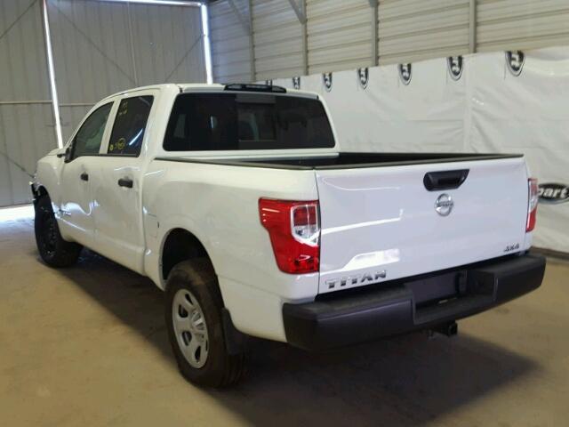 1N6AA1EJ2HN549218 - 2017 NISSAN TITAN S WHITE photo 3