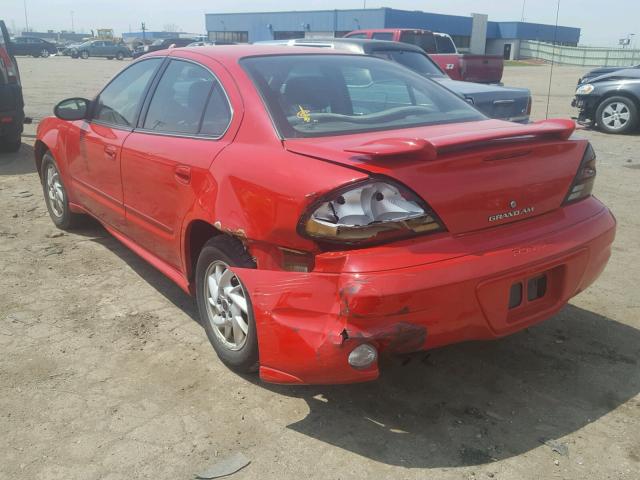 1G2NE52F74M576760 - 2004 PONTIAC GRAND AM S Qırmızı foto 3