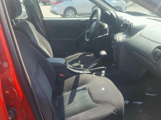 1G2NE52F74M576760 - 2004 PONTIAC GRAND AM S Qırmızı foto 5