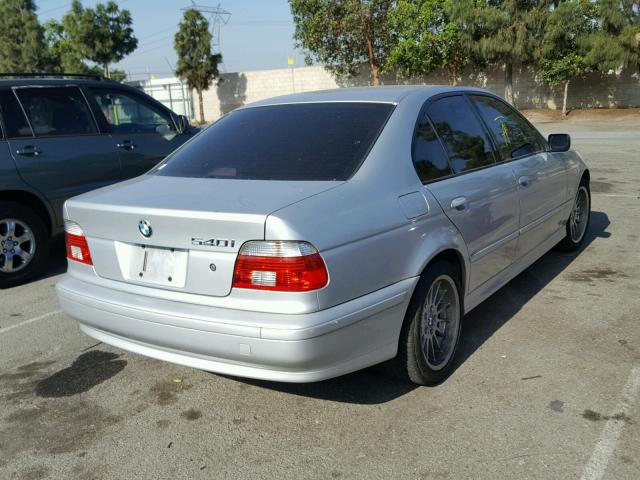 WBADN63461GM73640 - 2001 BMW 540 I AUTO SILVER photo 4